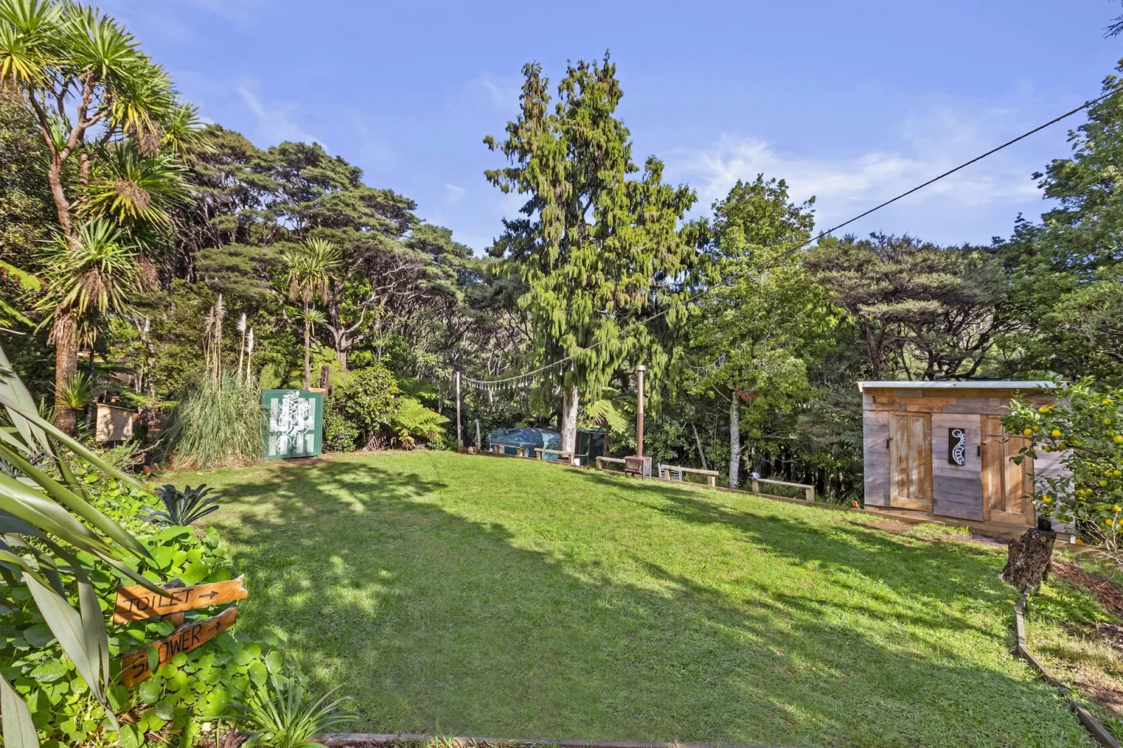 Grass area at Totara Enclave